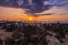 협재해수욕장, 제주바다, 일몰, 서부권관광지, 제주, 사진,이미지,일러스트,캘리그라피 - 아달작가 크라우드픽 - 저작권 걱정 없는 상업용 이미지