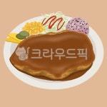 돈까스, 왕돈까스, 분식, 음식, 점심, 사진,이미지,일러스트,캘리그라피 - 그림기역작가 크라우드픽 - 저작권 걱정 없는 상업용 이미지