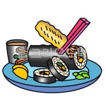 김밥, 김밥세트, 분식세트, 튀김, 맛있는김밥, 사진,이미지,일러스트,캘리그라피 - 미니맘8847작가 크라우드픽 - 저작권 걱정 없는 상업용 이미지