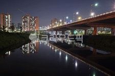 신정교, 신정교야경, 안양천, 안양천야경, 하천, 사진,이미지,일러스트,캘리그라피 - Deep bLUE작가 크라우드픽 - 저작권 걱정 없는 상업용 이미지