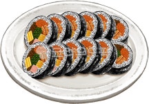 김밥, 김밥일러스트, kmbap, 분식일러스트, 음식일러스트, 사진,이미지,일러스트,캘리그라피 - 마노지오작가 크라우드픽 - 저작권 걱정 없는... 