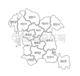 충남, 충청도, 충청남도, 충청권, 지도, 사진,이미지,일러스트,캘리그라피 - 하나몬작가 크라우드픽 - 저작권 걱정 없는 상업용 이미지