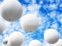 풍선, 애드벌룬, 하늘, 하얀, balloon, 사진,이미지,일러스트,캘리그라피 - 전니드작가 크라우드픽 - 저작권 걱정 없는 상업용 이미지