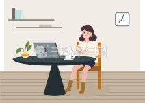 비대면, 화상강의, 화상회의, 인터넷, 카페, 사진,이미지,일러스트,캘리그라피 - 랴움작가 크라우드픽 - 저작권 걱정 없는 상업용 이미지