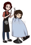 헤어디자이너, 미용사, 미용, 헤어컷, hair, 사진,이미지,일러스트,캘리그라피 - 감낮달작가 크라우드픽 - 저작권 걱정 없는 상업용 이미지