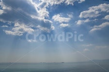 풍경, 바다, 하늘, 빛내림, 남해, 사진,이미지,일러스트,캘리그라피 - Ndakidang12작가 크라우드픽 - 저작권 걱정 없는 상업용 이미지