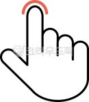 클릭, 손, click, 손클릭, 마우스클릭, 사진,이미지,일러스트,캘리그라피 - kimye83작가 크라우드픽 - 저작권 걱정 없는 상업용 이미지