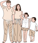 가족, 가족일러스트, 라인드로잉가족, 심플가족그림, 가족스케치, 사진,이미지,일러스트,캘리그라피 - 훈이프렌즈작가 크라우드픽 - 저작권 걱정... 