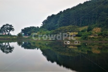 일출, 제주일출, 수산저수지, 새벽, 제주자연, 사진,이미지,일러스트,캘리그라피 - 레오아빠작가 크라우드픽 - 저작권 걱정 없는 상업용 이미지
