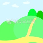 동산, 일러스트, 봄동산, spring, illust, 사진,이미지,일러스트,캘리그라피 - kimCNe작가 크라우드픽 - 저작권 걱정 없는 상업용 이미지