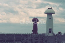 등대, 바다, 하늘, 아련, 흐린, 사진,이미지,일러스트,캘리그라피 - Nlets_marry작가 크라우드픽 - 저작권 걱정 없는 상업용 이미지