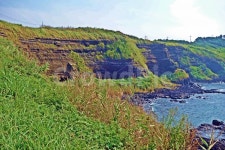 제주도, 수월봉, 화산쇄설층, 절벽, 현무암, 사진,이미지,일러스트,캘리그라피 - Nbixelcali작가 크라우드픽 - 저작권 걱정 없는 상업용 이미지