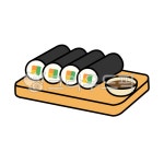 김밥, 분식, png, 꼬마김밥, 김밥세트, 사진,이미지,일러스트,캘리그라피 - authoryul작가 크라우드픽 - 저작권 걱정 없는 상업용 이미지