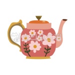 주전자, 꽃, 티팟, 케틀, 엔틱, 사진,이미지,일러스트,캘리그라피 - ya9390작가 크라우드픽 - 저작권 걱정 없는 상업용 이미지