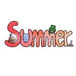 여름, summer, 어린이집, 유치원, 썸머, 사진,이미지,일러스트,캘리그라피 - 쑥쑥자라렴작가 크라우드픽 - 저작권 걱정 없는 상업용 이미지