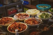 restaurant, 시장, 한식뷔페, koreafood, 뷔페, 사진,이미지,일러스트,캘리그라피 - 내꿈을찾아서작가 크라우드픽 - 저작권 걱정 없는... 