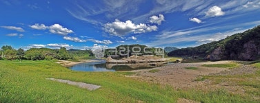 화적연, 포천화적연, 한탄강, 명승지, 파노라마, 사진,이미지,일러스트,캘리그라피 - Deep bLUE작가 크라우드픽 - 저작권 걱정 없는 상업용 이미지