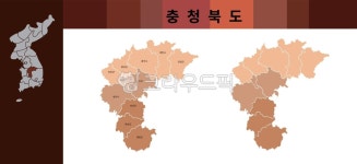 충청북도, 충청북도지역구, 충청북도지역명칭, 충청일러스트, 충청그림, 사진,이미지,일러스트,캘리그라피 - piano1234작가 크라우드픽... 