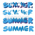썸머, 여름, 글씨, 손글씨, 디자인, 사진,이미지,일러스트,캘리그라피 - another작가 크라우드픽 - 저작권 걱정 없는 상업용 이미지