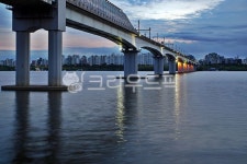 당산철교, 한강다리, 한강, 한강풍경, 강, 사진,이미지,일러스트,캘리그라피 - Deep bLUE작가 크라우드픽 - 저작권 걱정 없는 상업용 이미지