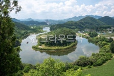 영월한반도지형, 한반도지형, 선암마을, 한반도, 영월, 사진,이미지,일러스트,캘리그라피 - 2ee작가 크라우드픽 - 저작권 걱정 없는 상업용 이미지