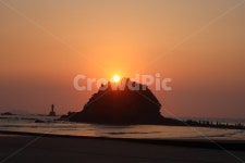 꽃지해수욕장, 낙조, 일몰, 바다, 안면도, 사진,이미지,일러스트,캘리그라피 - JoyfulPhoto작가 크라우드픽 - 저작권 걱정 없는 상업용 이미지