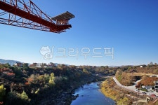 한탄강, 철원군, 태봉대교, 국가지질공원, 가을, 사진,이미지,일러스트,캘리그라피 - Deep bLUE작가 크라우드픽 - 저작권 걱정 없는 상업용 이미지