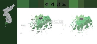 전라남도지도, 전라도지도, 전라남도, 전라남도지역구, 전라남도지역명칭, 사진,이미지,일러스트,캘리그라피 - piano1234작가 크라우드픽... 