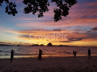 붉은하늘, 일몰, 황혼, 바다, 노을, 사진,이미지,일러스트,캘리그라피 - Njinyeol63작가 크라우드픽 - 저작권 걱정 없는 상업용 이미지