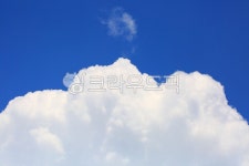 하얀구름, 파란하늘, 뭉게구름, 흰구름, 파란, 사진,이미지,일러스트,캘리그라피 - fresh air작가 크라우드픽 - 저작권 걱정 없는 상업용 이미지