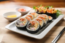 김밥, 한국, 한식, 분식, 야채김밥, 사진,이미지,일러스트,캘리그라피 - Nyun작가 크라우드픽 - 저작권 걱정 없는 상업용 이미지