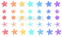 별무늬, 스타, 무지개색, 무지개별, png, 사진,이미지,일러스트,캘리그라피 - new7draw작가 크라우드픽 - 저작권 걱정 없는 상업용 이미지