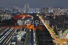 도심풍경, 도심야경, 구로구, 한국철도공사, 남부순환로, 사진,이미지,일러스트,캘리그라피 - Deep bLUE작가 크라우드픽 - 저작권 걱정 없는... 