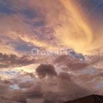 구름, 노을, 먹구름, 하늘, 뭉게구름, 사진,이미지,일러스트,캘리그라피 - Nraccoon622작가 크라우드픽 - 저작권 걱정 없는 상업용 이미지