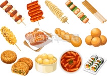 휴게소음식, 분식, 간식, 군것질, 휴게소, 사진,이미지,일러스트,캘리그라피 - keilounge작가 크라우드픽 - 저작권 걱정 없는 상업용 이미지