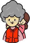 할머니, 안마, grandmother, 손녀, 주무르기, 사진,이미지,일러스트,캘리그라피 - cookyimage작가 크라우드픽 - 저작권 걱정 없는 상업용... 