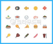 디저트, 음식, icon, 아이콘, 핫도그, 사진,이미지,일러스트,캘리그라피 - 프레즌트작가 크라우드픽 - 저작권 걱정 없는 상업용 이미지