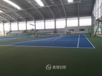 영동실내테니스장, 이달 중순 개장 < 영동 < 충북 < 기사본문 - 충청신문 영동실내테니스장, 이달 중순 개장