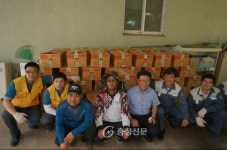 당진 송산면 가곡1리 유호근 이장, 감자 100박스 기탁 < 사람들... 기사본문 - 충청신문 당진 송산면 가곡1리 유호근 이장, 감자 100박스 기탁