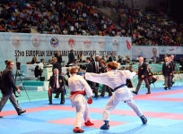 Hosts Turkey shine on opening day of European Karate Championships