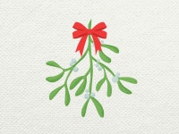 Mistletoe Icon by Ann Kwilinski on Dribbble Mistletoe Icon