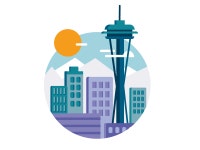 Seattle by Laia Pose on Dribbble Seattle