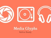 Media Glyphs by Alvin - Paul Ungureanu on Dribbble Media Glyphs