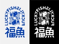 Lucky Fish by Christina Young on Dribbble Lucky Fish