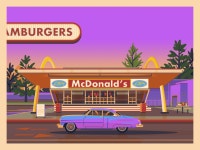       McDonalds Downey by George Townley on Dribbble   McDonalds Downey
