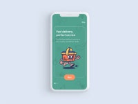Delivery App MVP by Afterglow on Dribbble Delivery App MVP