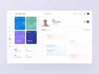 Dashboard Schedule by Sandro Tavartkiladze for New Monday on Dribbble Dashboard Schedule