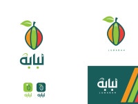 شعار مقترح لتطبيق لبابة للخضار والفواكه by Moosartist on Dribbble شعار مقترح... 