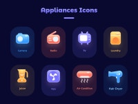       Appliances Icons by Moli_xEs on Dribbble   Appliances Icons