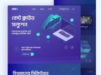 Cloud Security Provider Landing page UI by Netro on Dribbble Cloud Security Provider Landing page UI